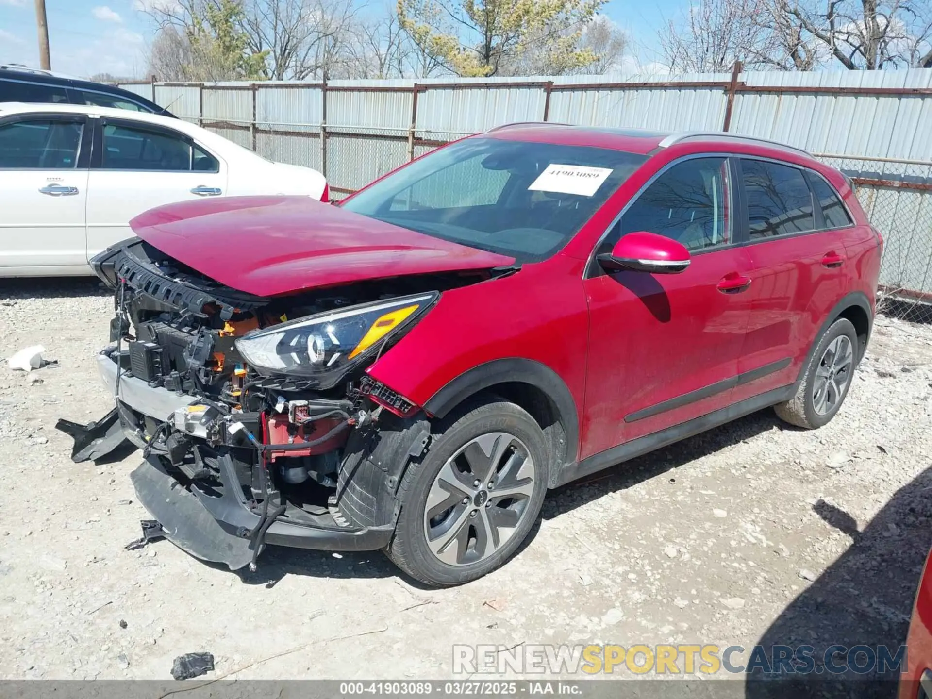 2 Photograph of a damaged car KNDCE3LG5N5146588 KIA NIRO EV 2022