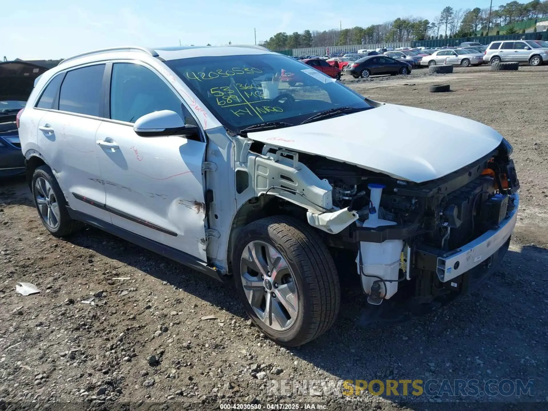 1 Photograph of a damaged car KNDCE3LG9N5146643 KIA NIRO EV 2022