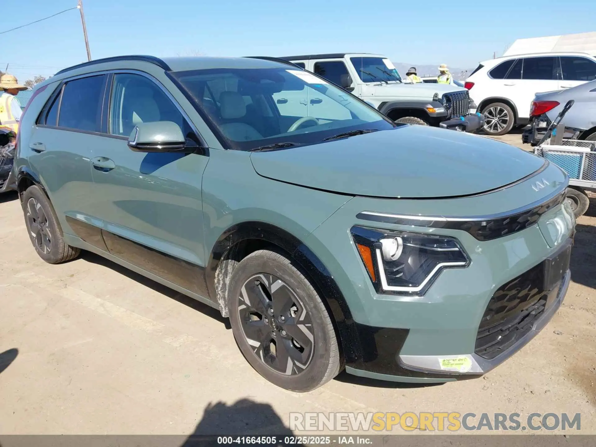 1 Photograph of a damaged car KNDCR3L14P5017664 KIA NIRO EV 2023