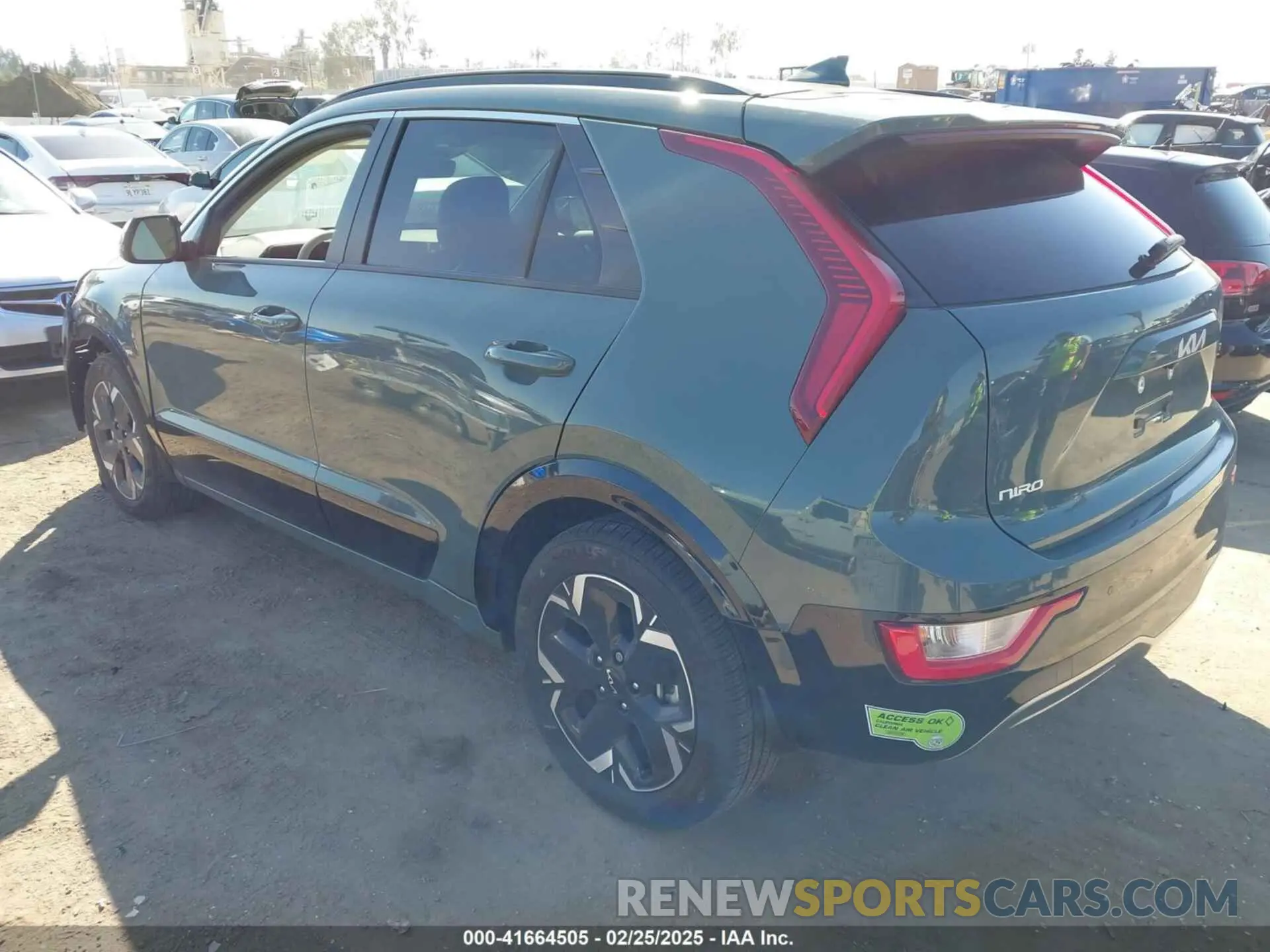 3 Photograph of a damaged car KNDCR3L14P5017664 KIA NIRO EV 2023