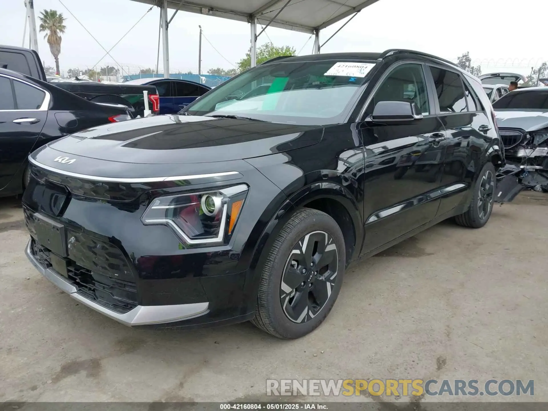 2 Photograph of a damaged car KNDCR3L1XP5038308 KIA NIRO EV 2023