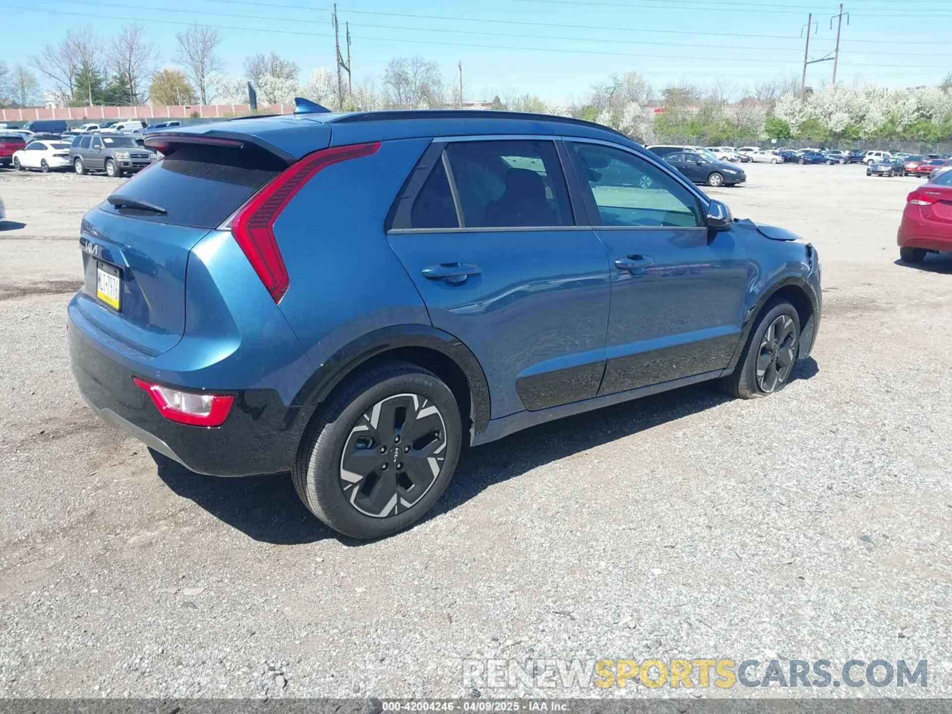4 Photograph of a damaged car KNDCR3L11R5105378 KIA NIRO EV 2024