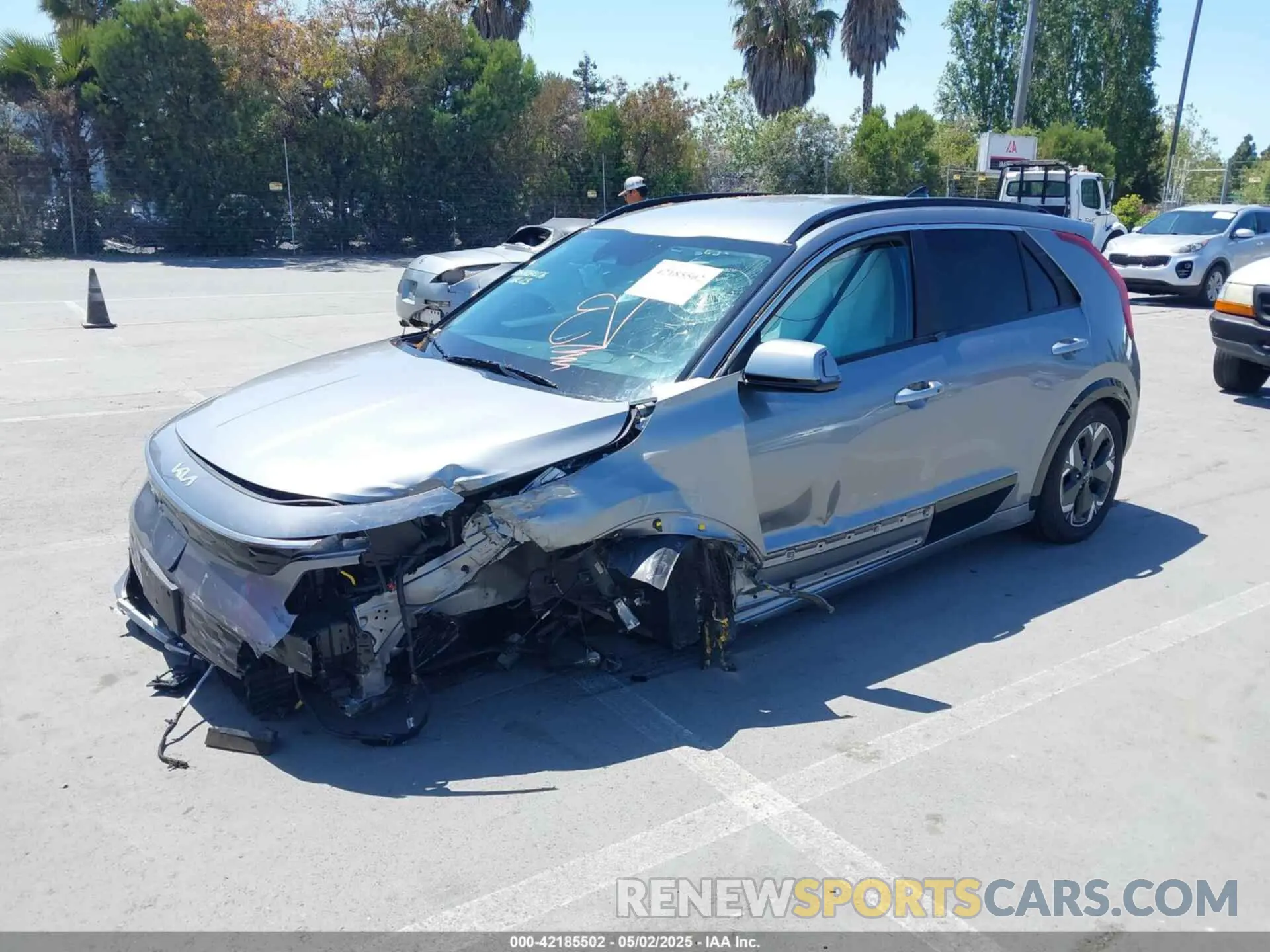 2 Photograph of a damaged car KNDCR3L13R5082380 KIA NIRO EV 2024