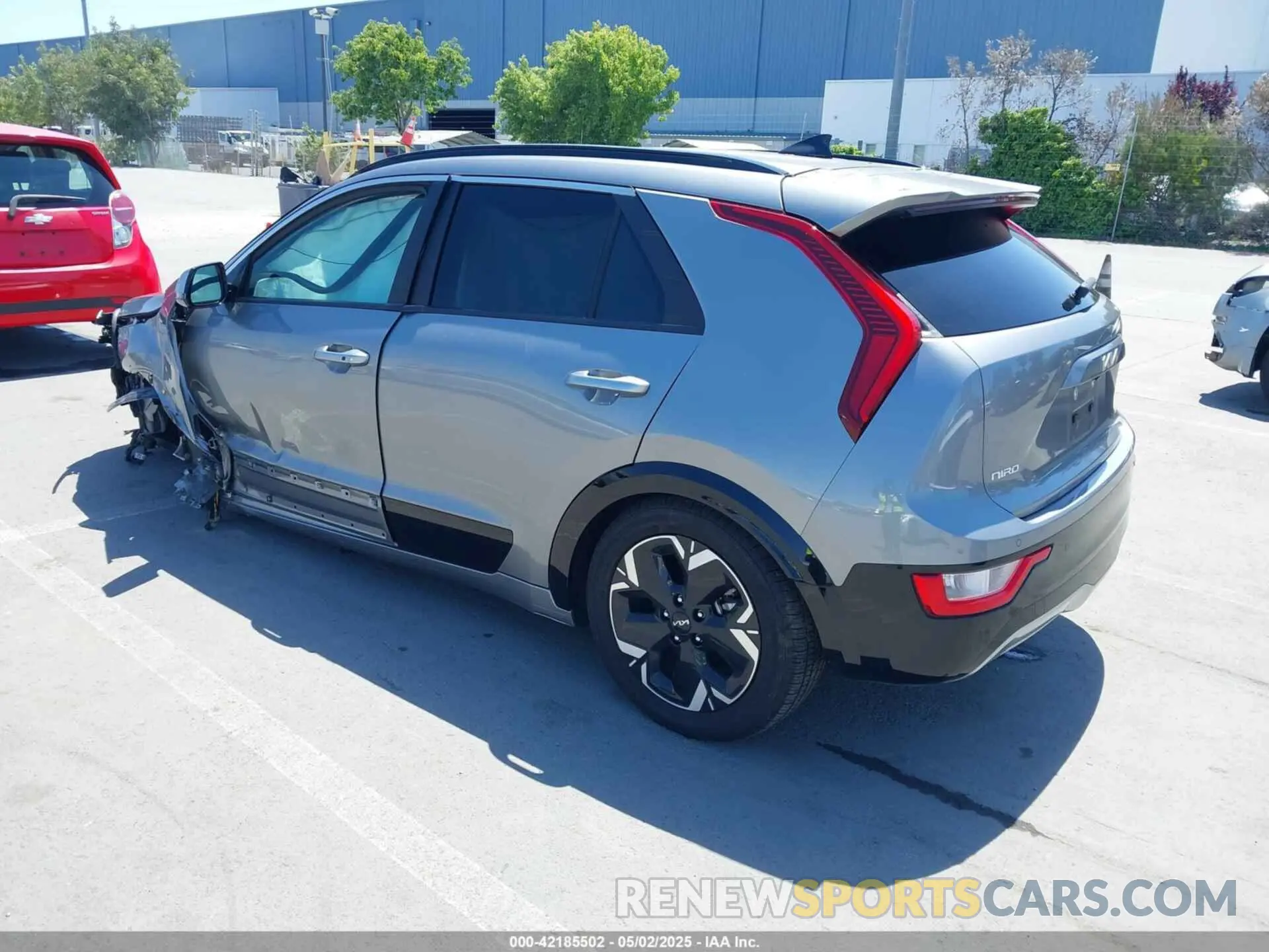 3 Photograph of a damaged car KNDCR3L13R5082380 KIA NIRO EV 2024