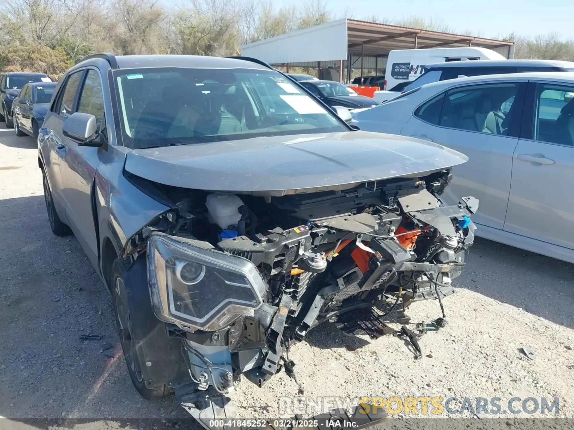 1 Photograph of a damaged car KNDCR3L13R5097820 KIA NIRO EV 2024