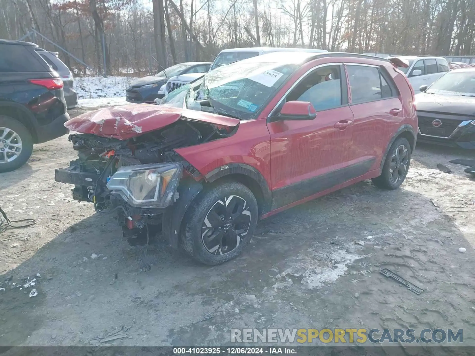 2 Photograph of a damaged car KNDCR3L19R5091214 KIA NIRO EV 2024