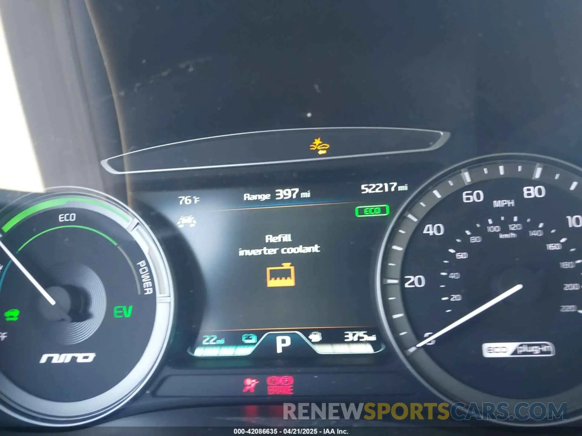 7 Photograph of a damaged car KNDCC3LD8K5315199 KIA NIRO PLUG-IN HYBRID 2019