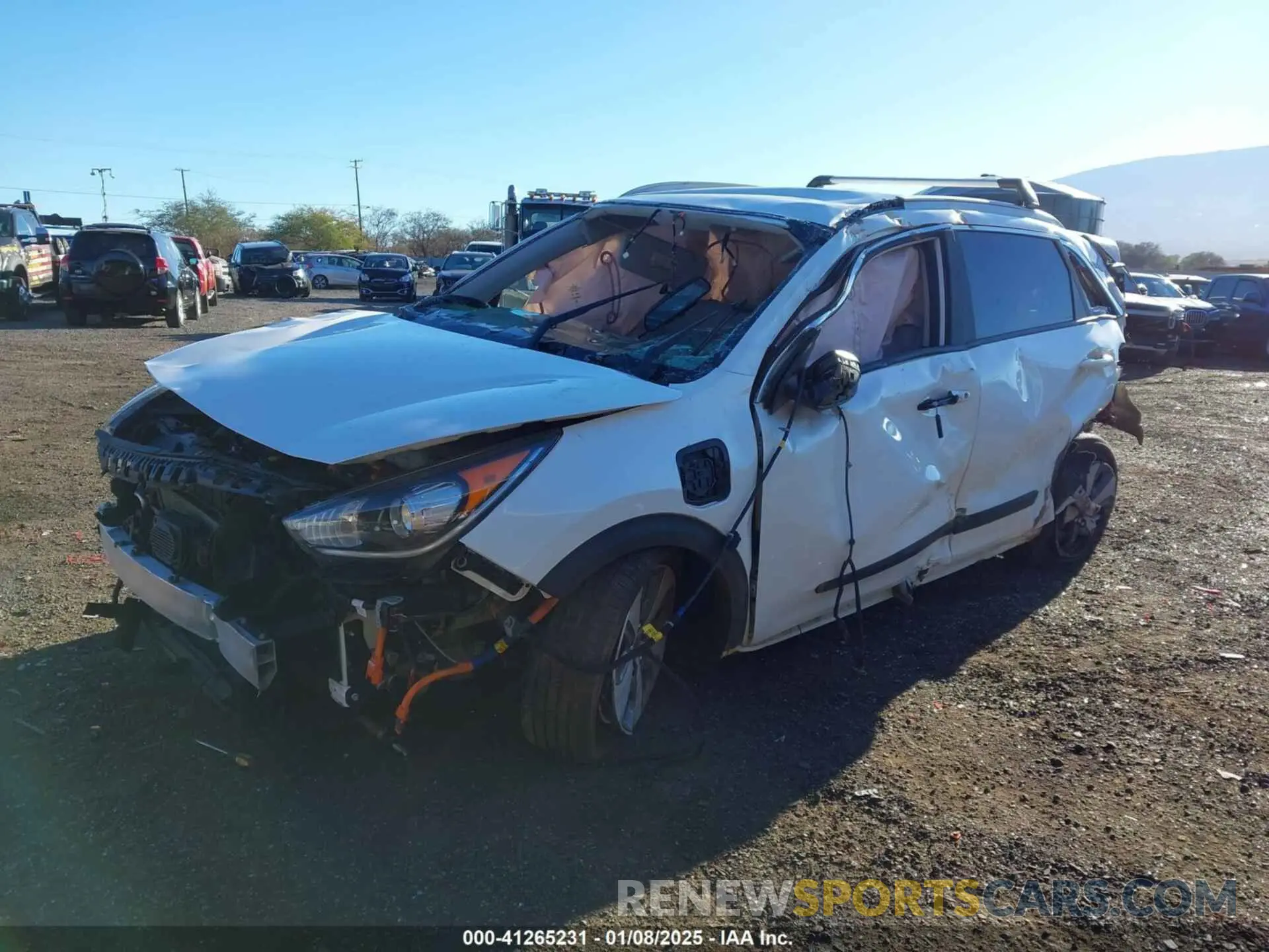 2 Photograph of a damaged car KNDCM3LD0K5283166 KIA NIRO PLUG-IN HYBRID 2019