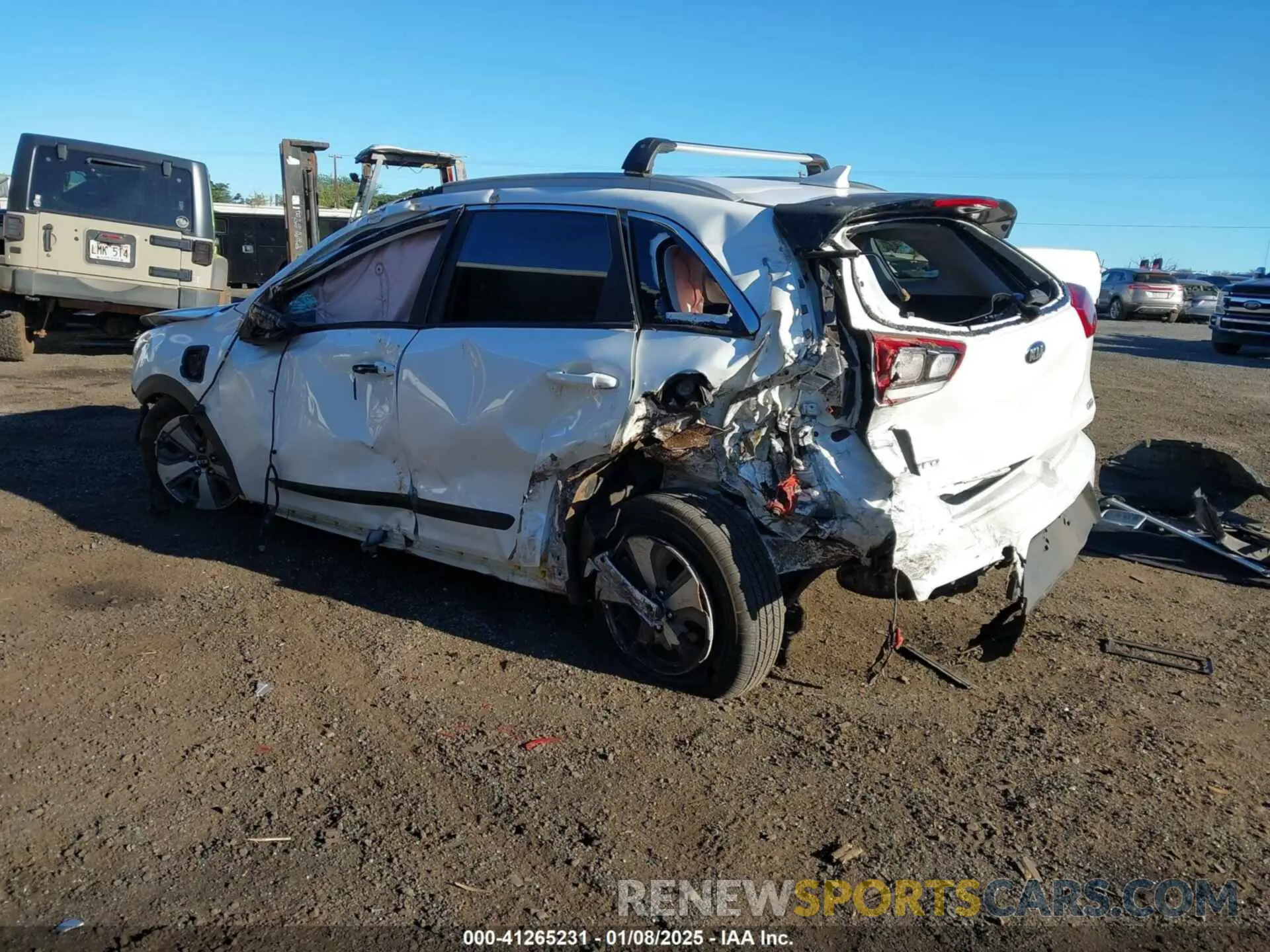 3 Photograph of a damaged car KNDCM3LD0K5283166 KIA NIRO PLUG-IN HYBRID 2019
