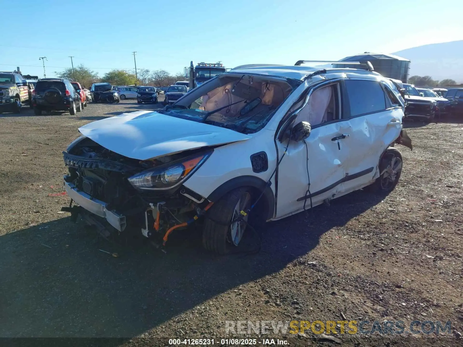 6 Photograph of a damaged car KNDCM3LD0K5283166 KIA NIRO PLUG-IN HYBRID 2019