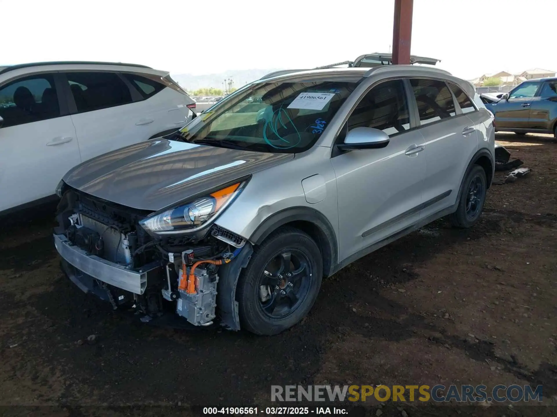 2 Photograph of a damaged car KNDCM3LD1K5232291 KIA NIRO PLUG-IN HYBRID 2019