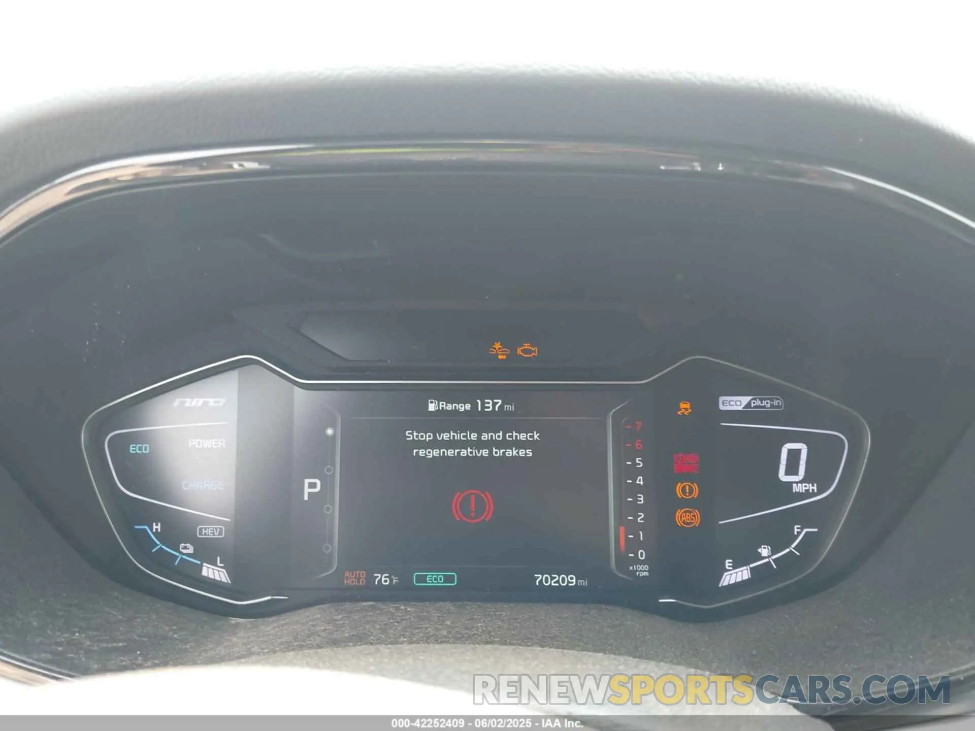 7 Photograph of a damaged car KNDCC3LD0L5439033 KIA NIRO PLUG-IN HYBRID 2020