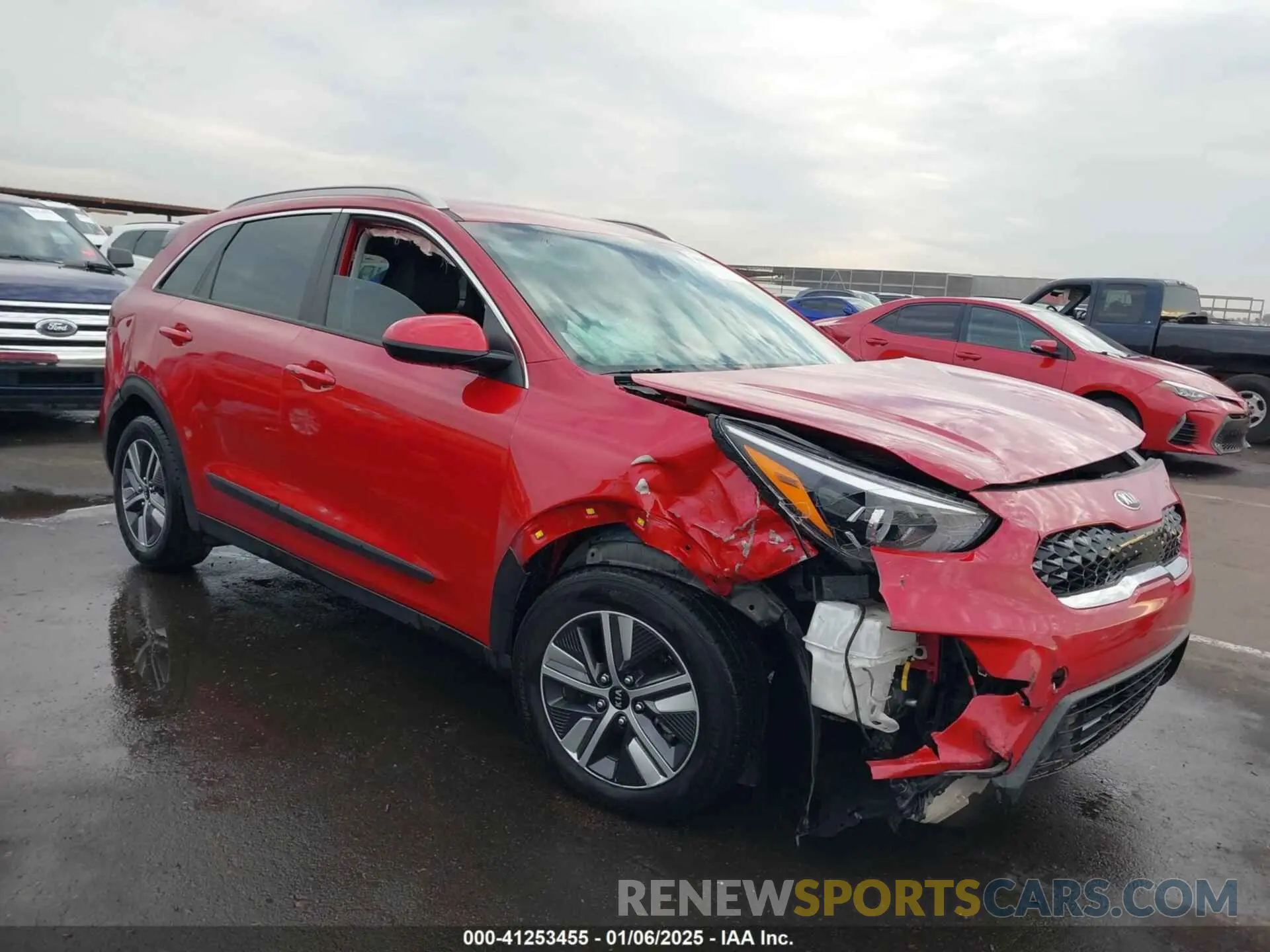 1 Photograph of a damaged car KNDCM3LD1L5452600 KIA NIRO PLUG-IN HYBRID 2020