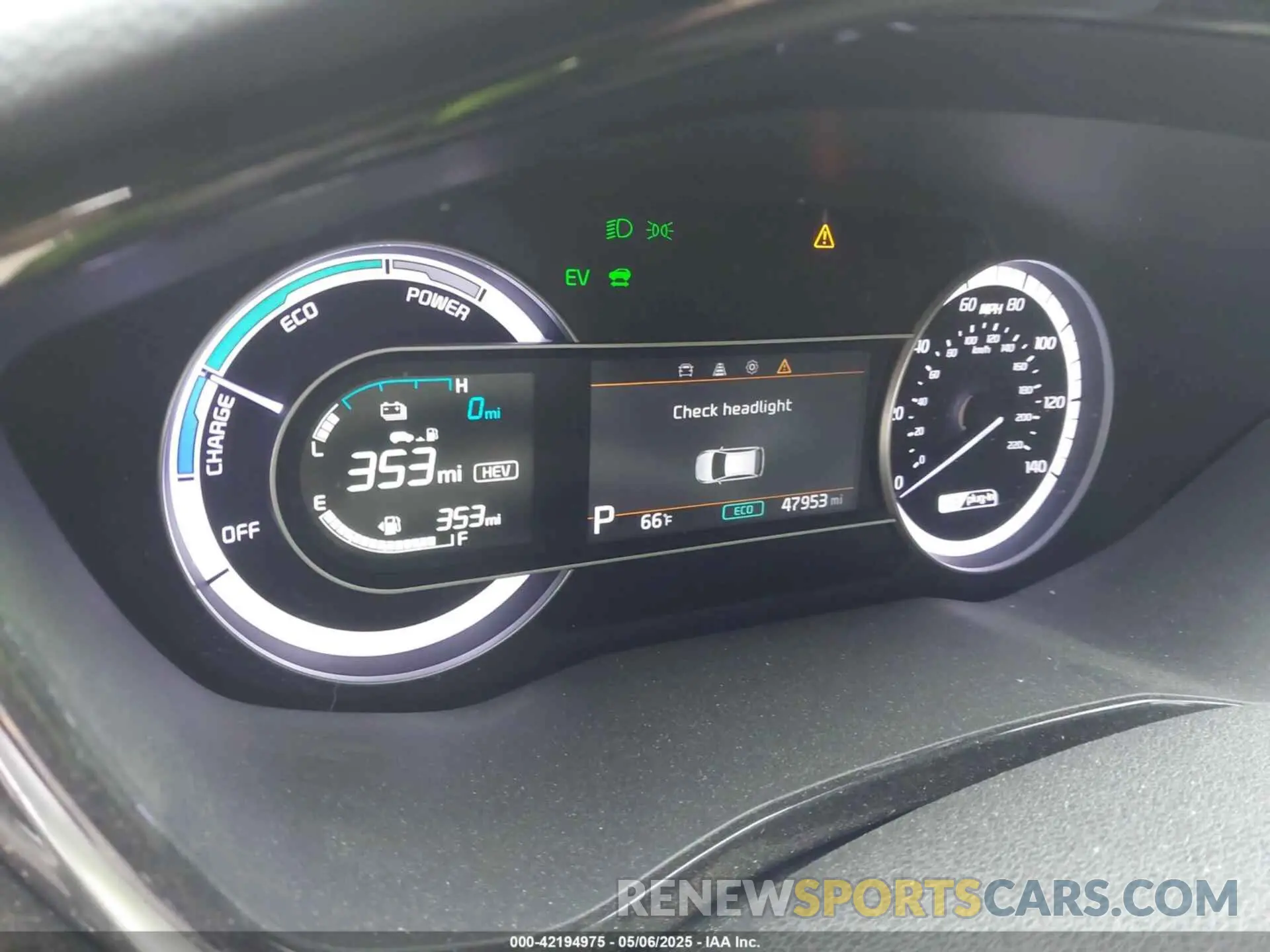 7 Photograph of a damaged car KNDCM3LD6L5403988 KIA NIRO PLUG-IN HYBRID 2020