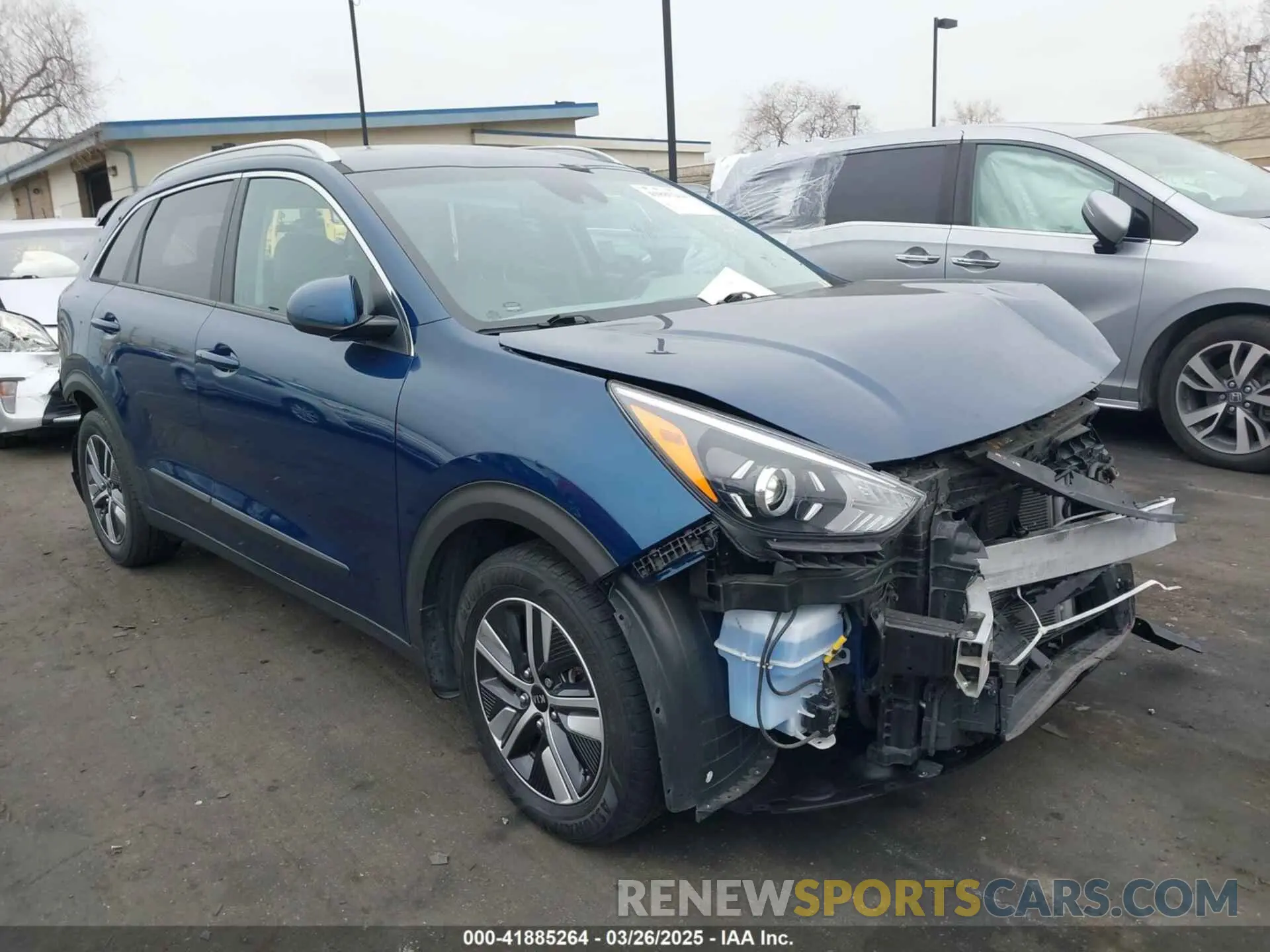 1 Photograph of a damaged car KNDCM3LD6M5474044 KIA NIRO PLUG-IN HYBRID 2021