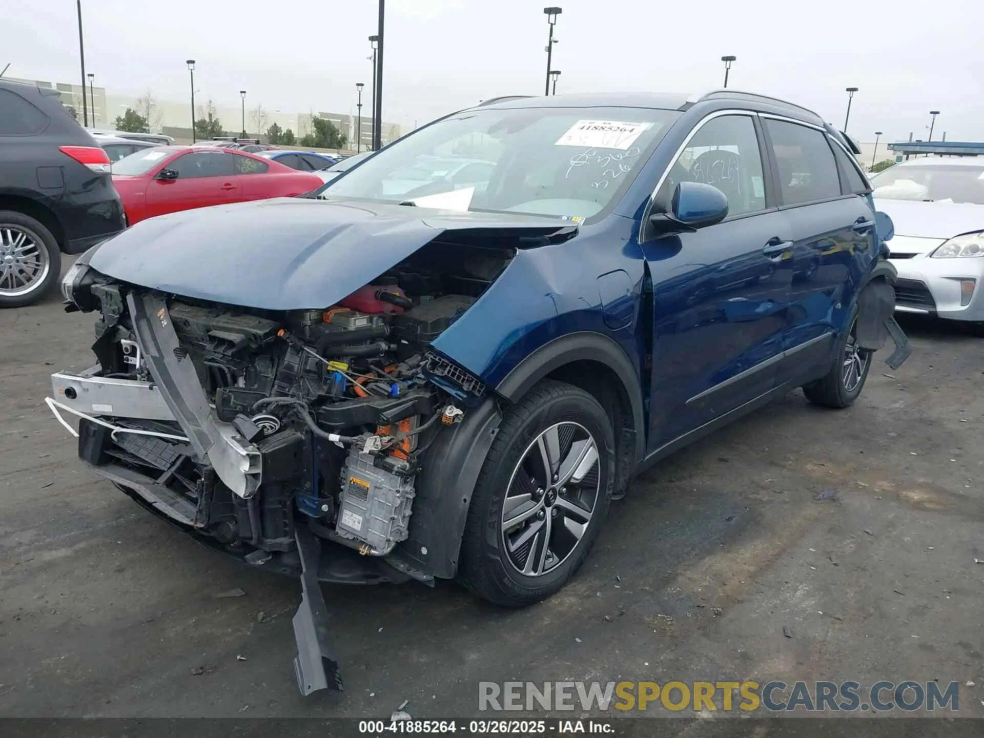2 Photograph of a damaged car KNDCM3LD6M5474044 KIA NIRO PLUG-IN HYBRID 2021
