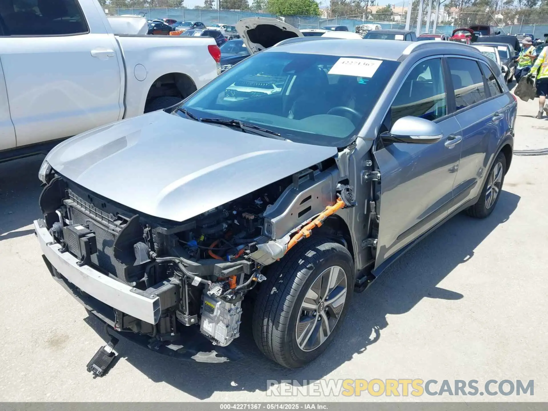 2 Photograph of a damaged car KNDCD3LD1N5498852 KIA NIRO PLUG-IN HYBRID 2022