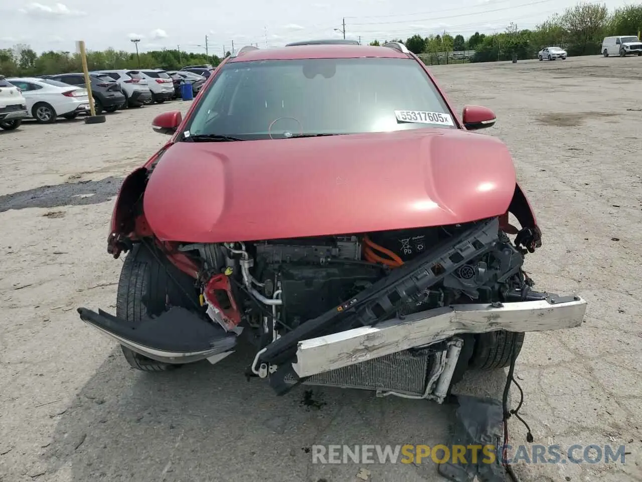 5 Photograph of a damaged car KNDCC3LG9N5159057 KIA NIRO S 2022