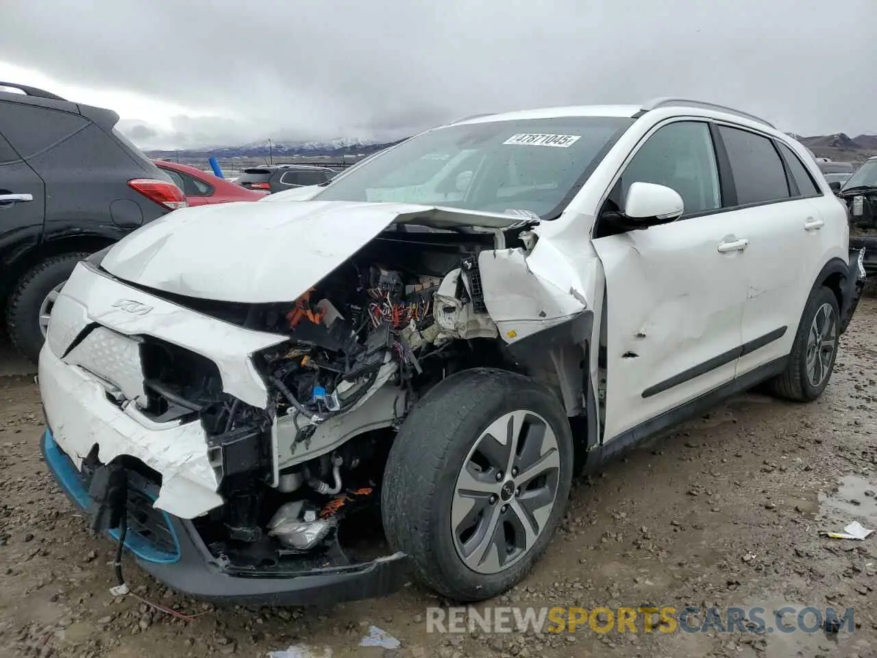 1 Photograph of a damaged car KNDCC3LGXN5138167 KIA NIRO S 2022