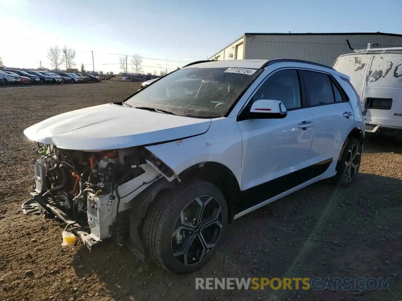 1 Photograph of a damaged car KNDCT3LE3R5123708 KIA NIRO SX 2024