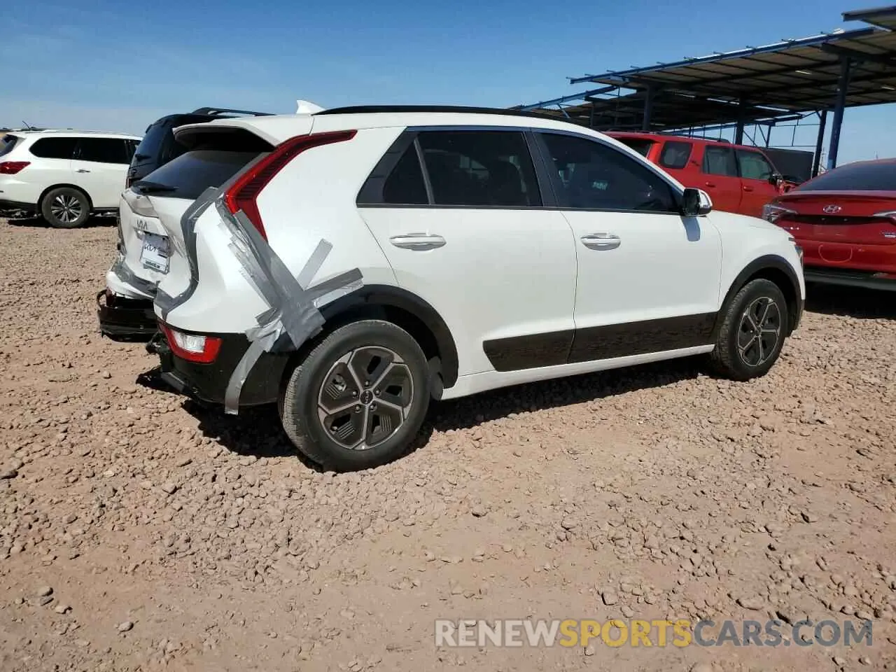 3 Photograph of a damaged car KNDCT3LE7S5251214 KIA NIRO SX 2025