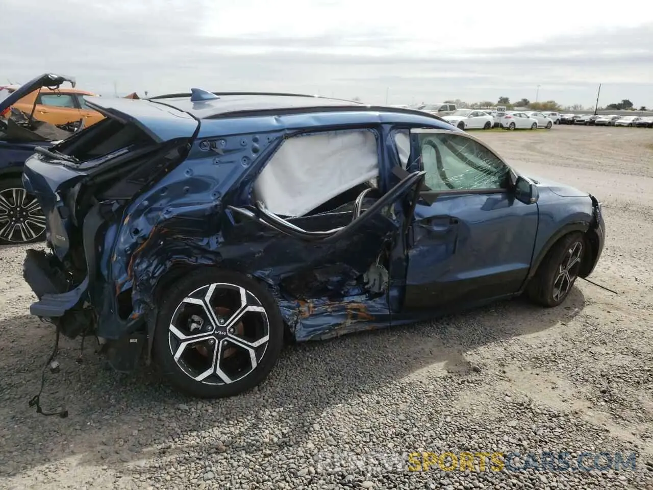 3 Photograph of a damaged car KNDCR3LF2P5050559 KIA NIRO SX TO 2023