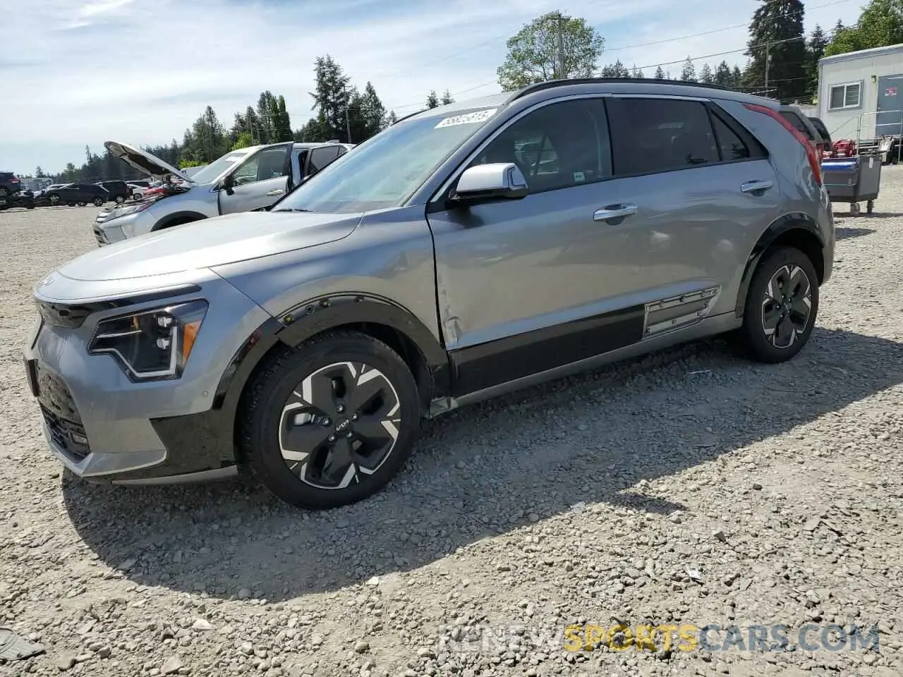 1 Photograph of a damaged car KNDCT3L18R5095871 KIA NIRO WAVE 2024