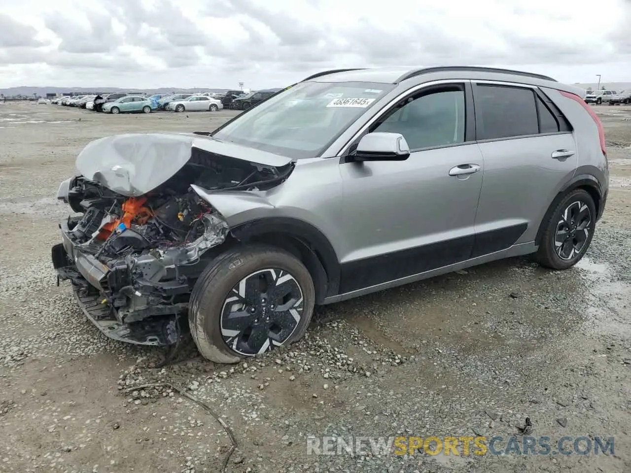 1 Photograph of a damaged car KNDCR3L11P5028833 KIA NIRO WIND 2023
