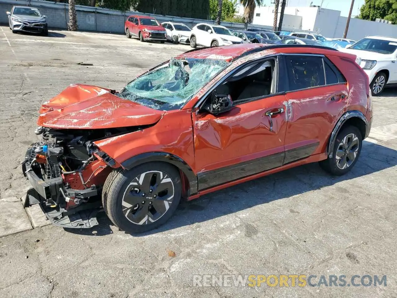 1 Photograph of a damaged car KNDCR3L12P5022894 KIA NIRO WIND 2023