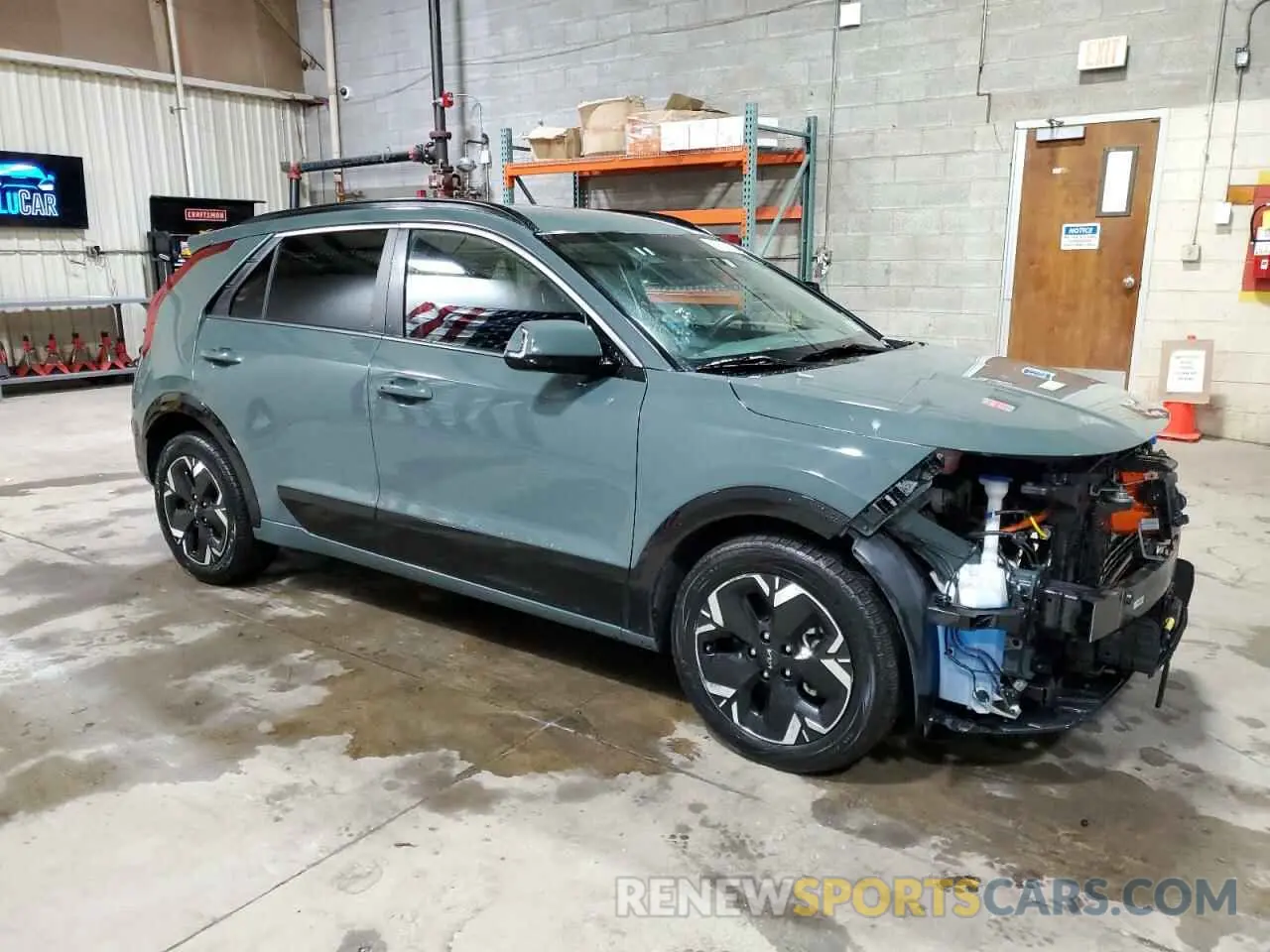 4 Photograph of a damaged car KNDCR3L12P5045902 KIA NIRO WIND 2023