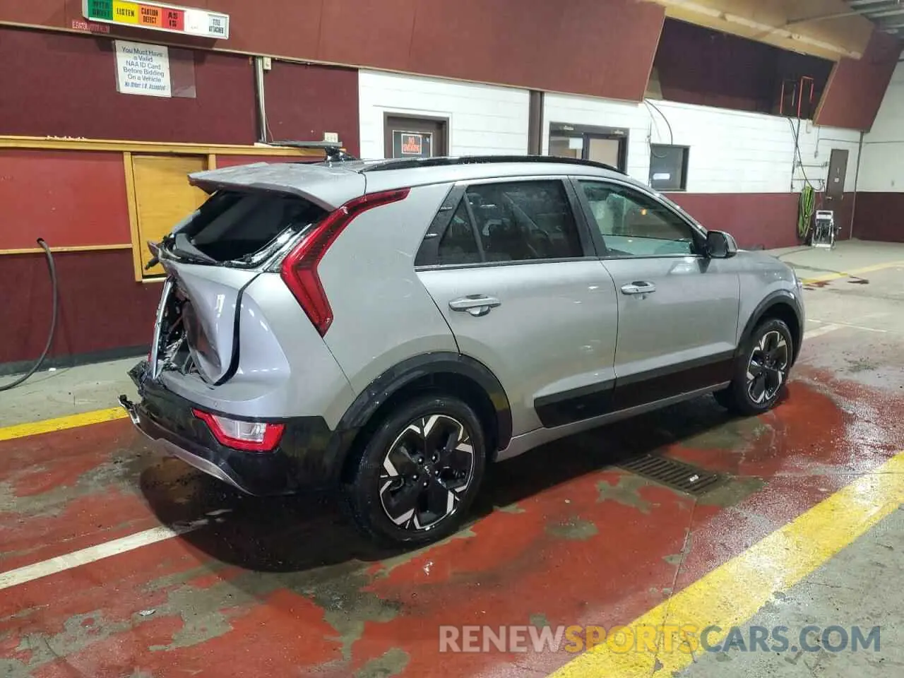3 Photograph of a damaged car KNDCR3L13P5053619 KIA NIRO WIND 2023