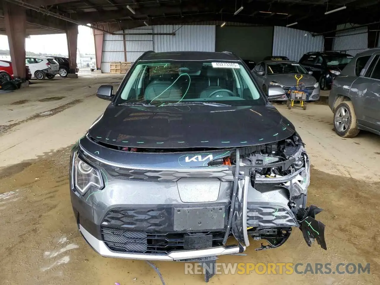 5 Photograph of a damaged car KNDCR3L14P5029801 KIA NIRO WIND 2023