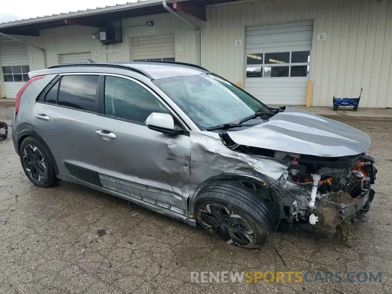 4 Photograph of a damaged car KNDCR3L15P5044906 KIA NIRO WIND 2023