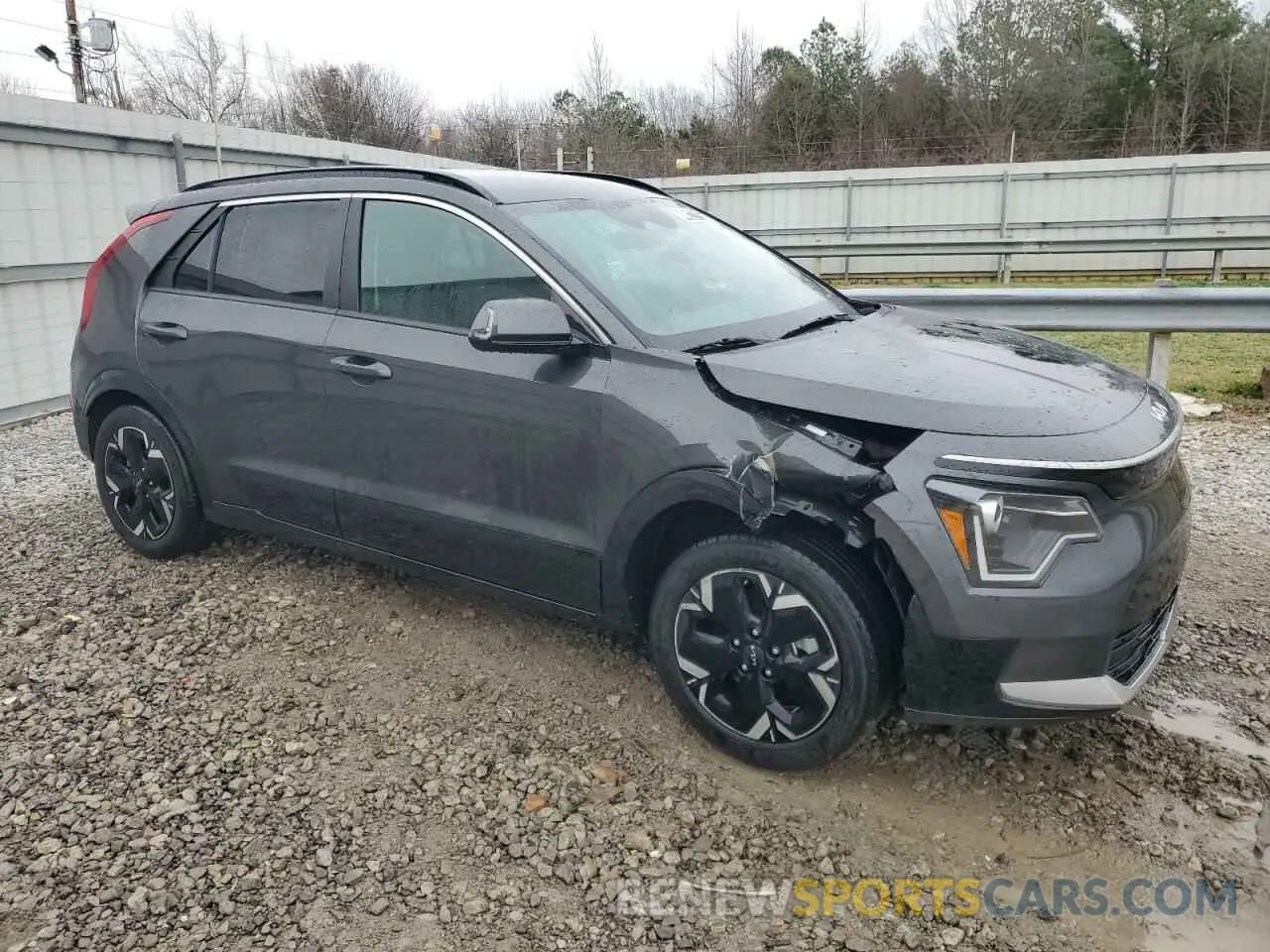 4 Photograph of a damaged car KNDCR3L15P5045294 KIA NIRO WIND 2023