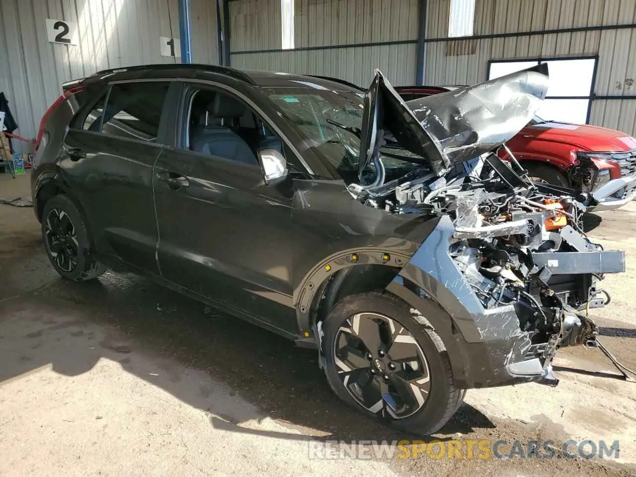 4 Photograph of a damaged car KNDCR3L15P5072480 KIA NIRO WIND 2023