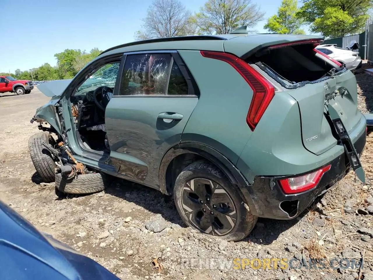 2 Photograph of a damaged car KNDCR3L16P5073833 KIA NIRO WIND 2023