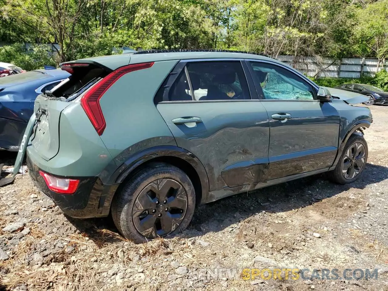 3 Photograph of a damaged car KNDCR3L16P5073833 KIA NIRO WIND 2023