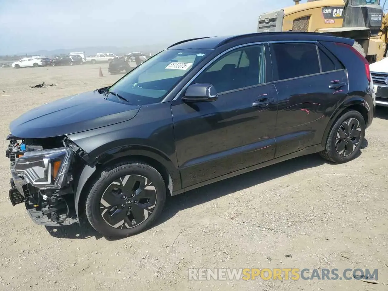 1 Photograph of a damaged car KNDCR3L17P5029811 KIA NIRO WIND 2023
