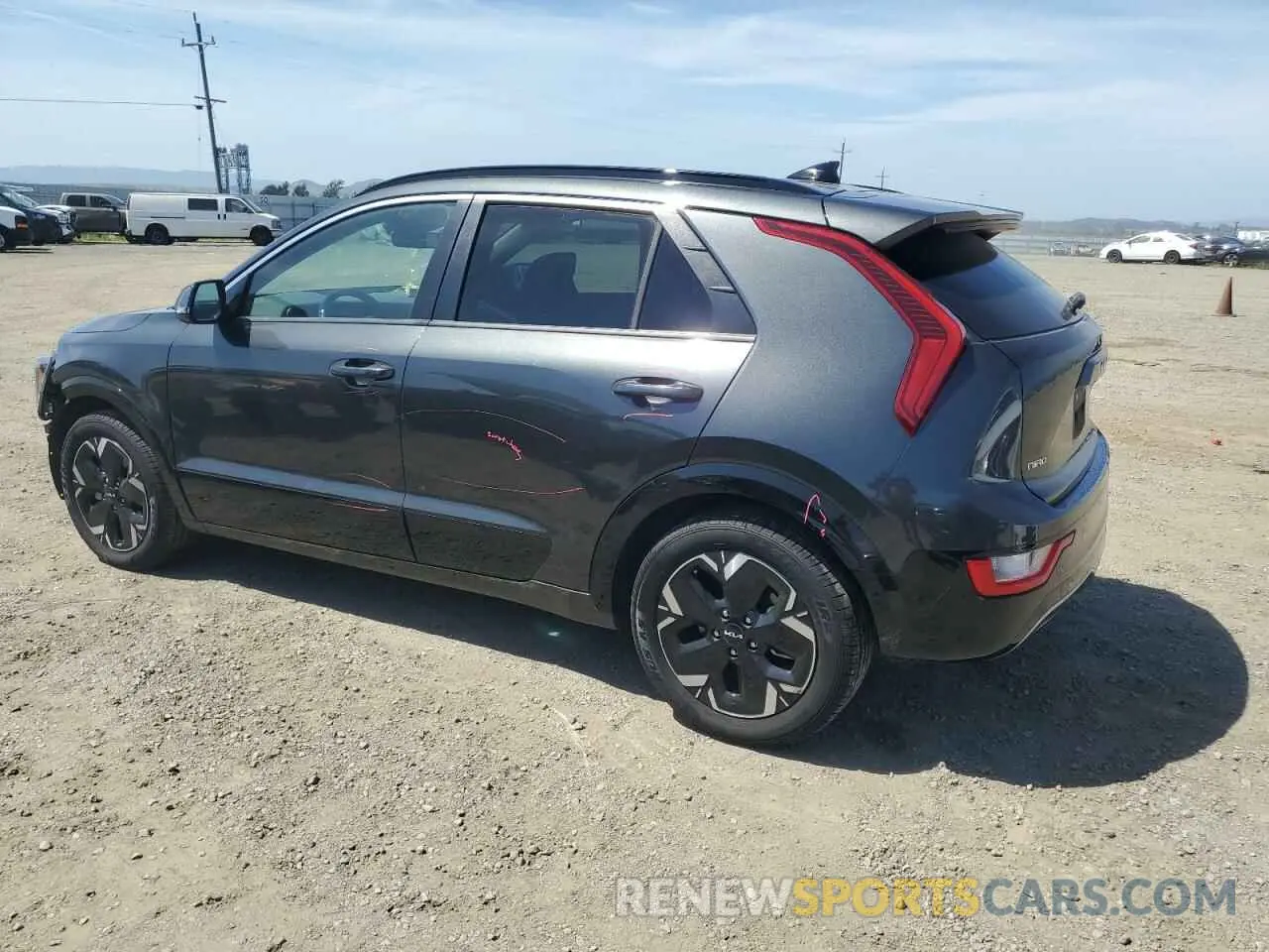 2 Photograph of a damaged car KNDCR3L17P5029811 KIA NIRO WIND 2023