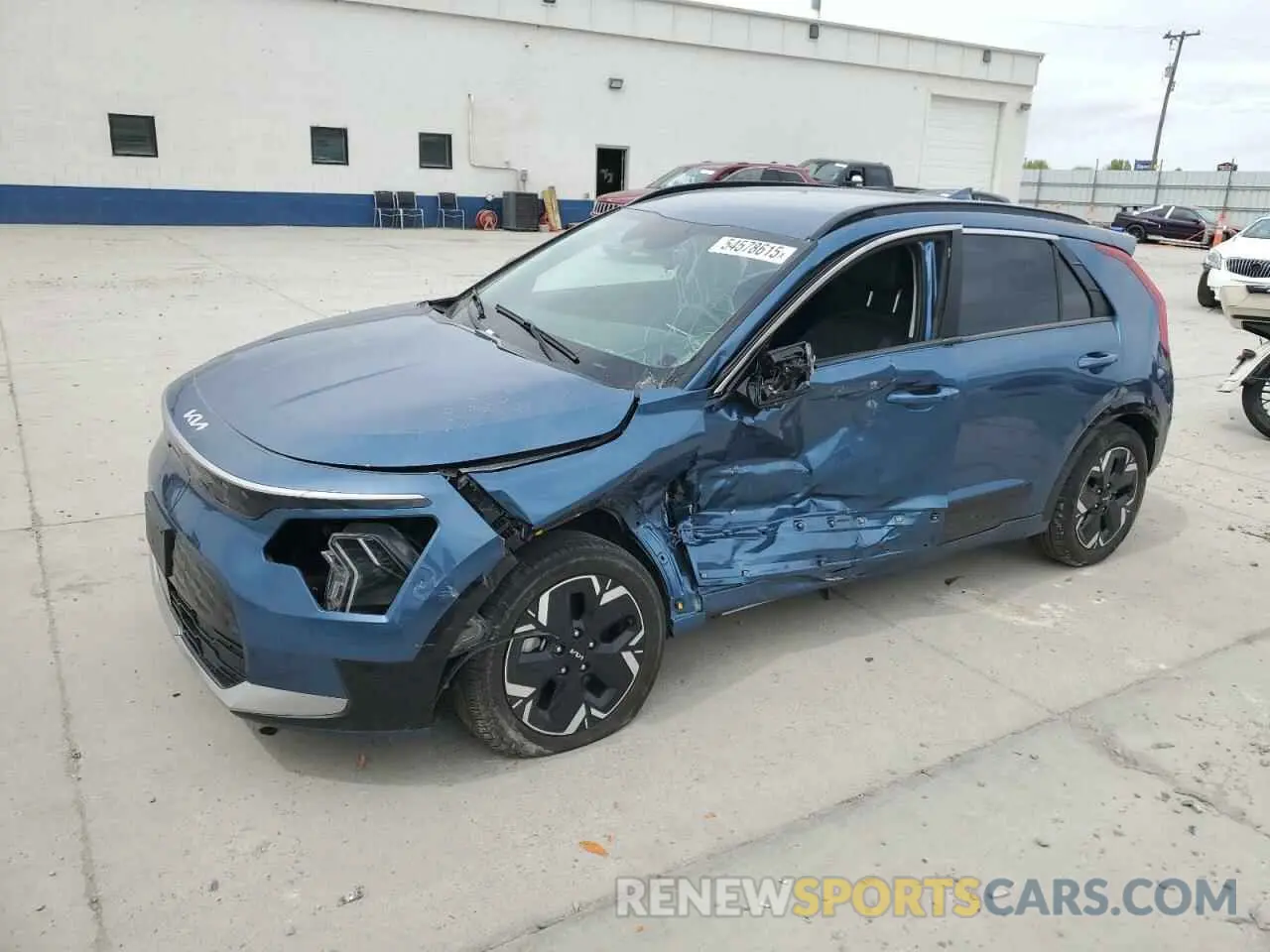 1 Photograph of a damaged car KNDCR3L17P5040680 KIA NIRO WIND 2023