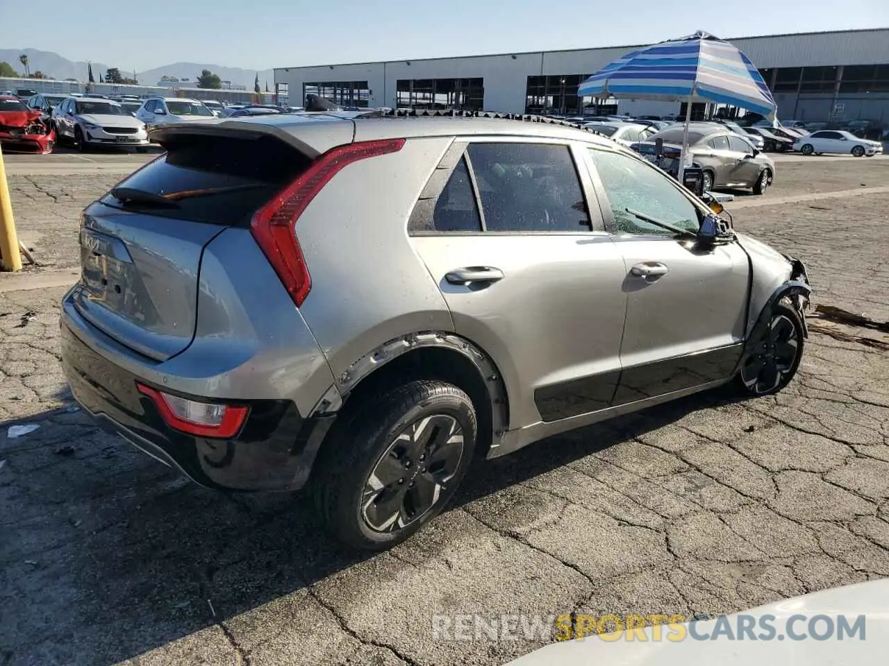 3 Photograph of a damaged car KNDCR3L18P5036573 KIA NIRO WIND 2023