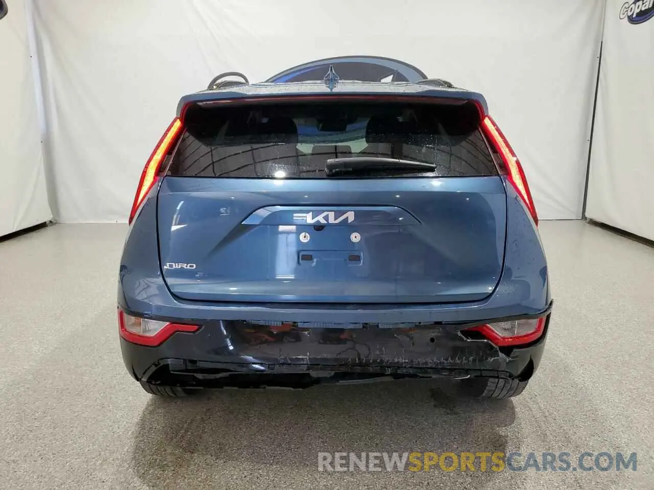 6 Photograph of a damaged car KNDCR3L19P5036503 KIA NIRO WIND 2023