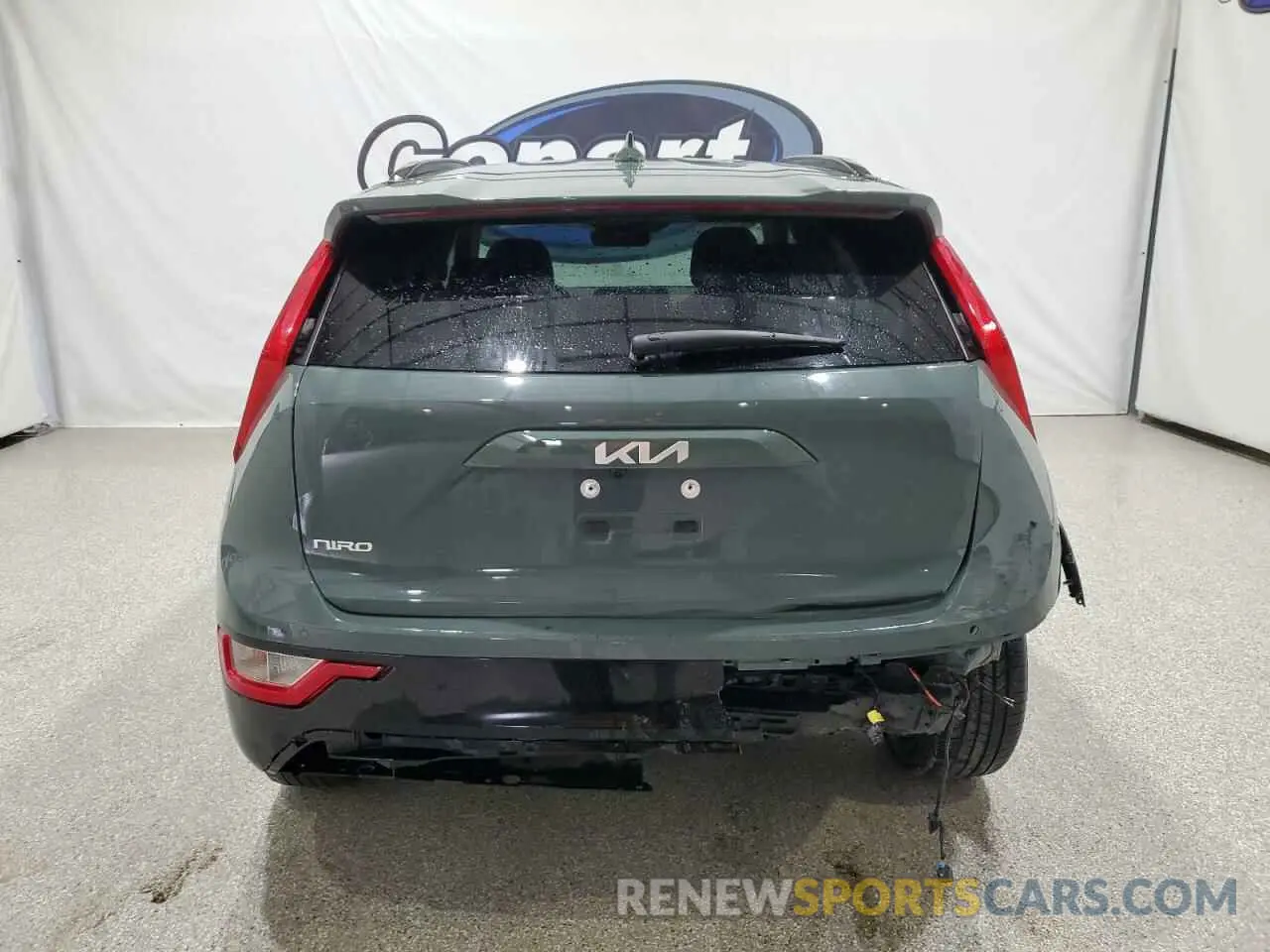 6 Photograph of a damaged car KNDCR3L1XP5036221 KIA NIRO WIND 2023
