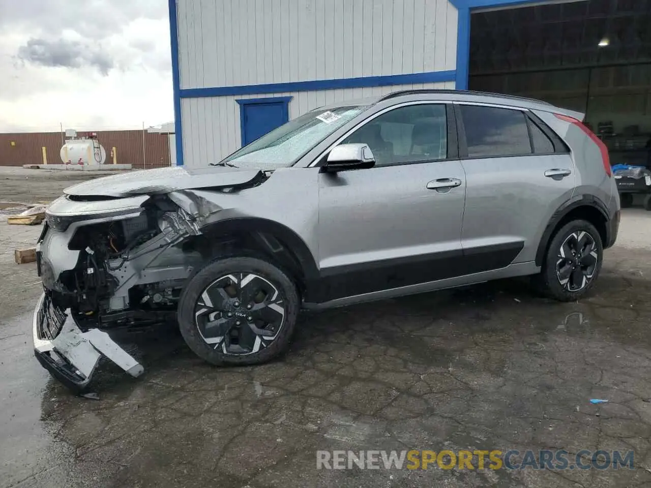 1 Photograph of a damaged car KNDCR3L1XP5045856 KIA NIRO WIND 2023