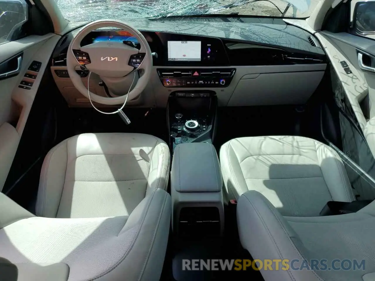 8 Photograph of a damaged car KNDCR3L1XP5059319 KIA NIRO WIND 2023