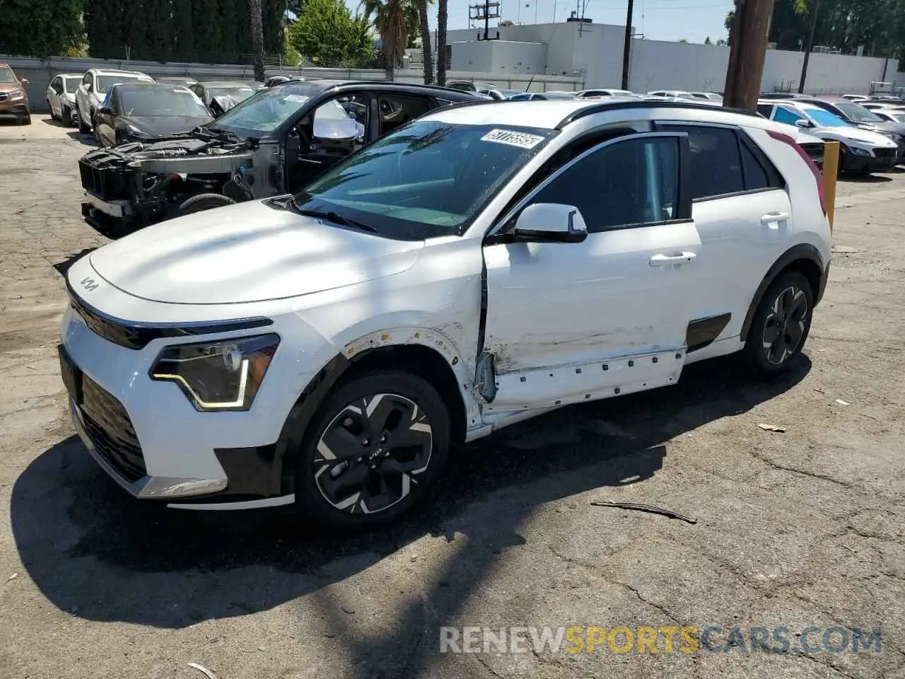 1 Photograph of a damaged car KNDCR3L10R5126173 KIA NIRO WIND 2024