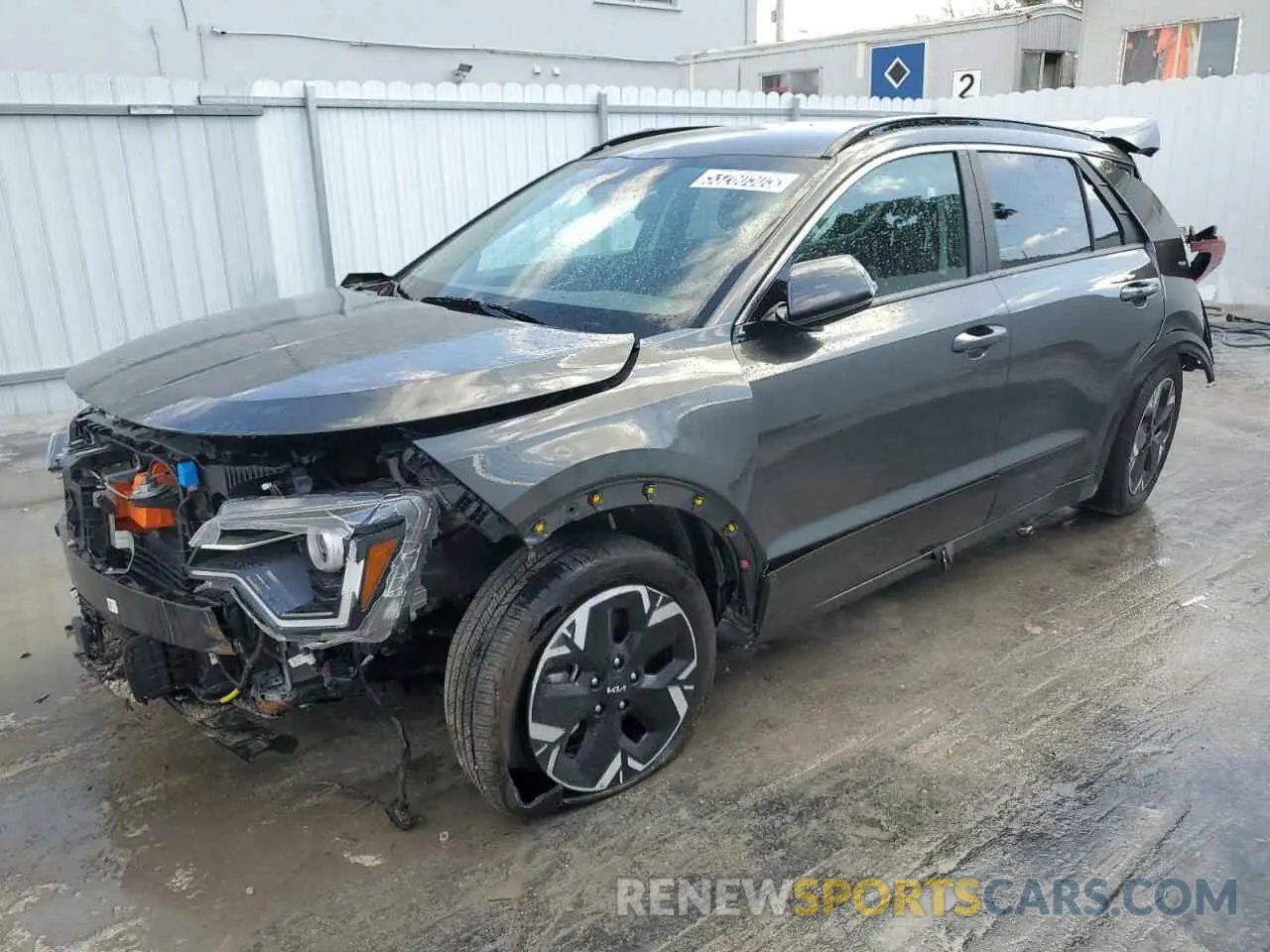 1 Photograph of a damaged car KNDCR3L11R5087710 KIA NIRO WIND 2024