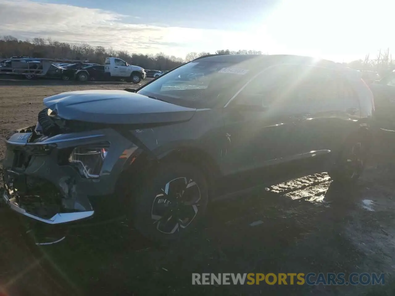 1 Photograph of a damaged car KNDCR3L13R5129116 KIA NIRO WIND 2024
