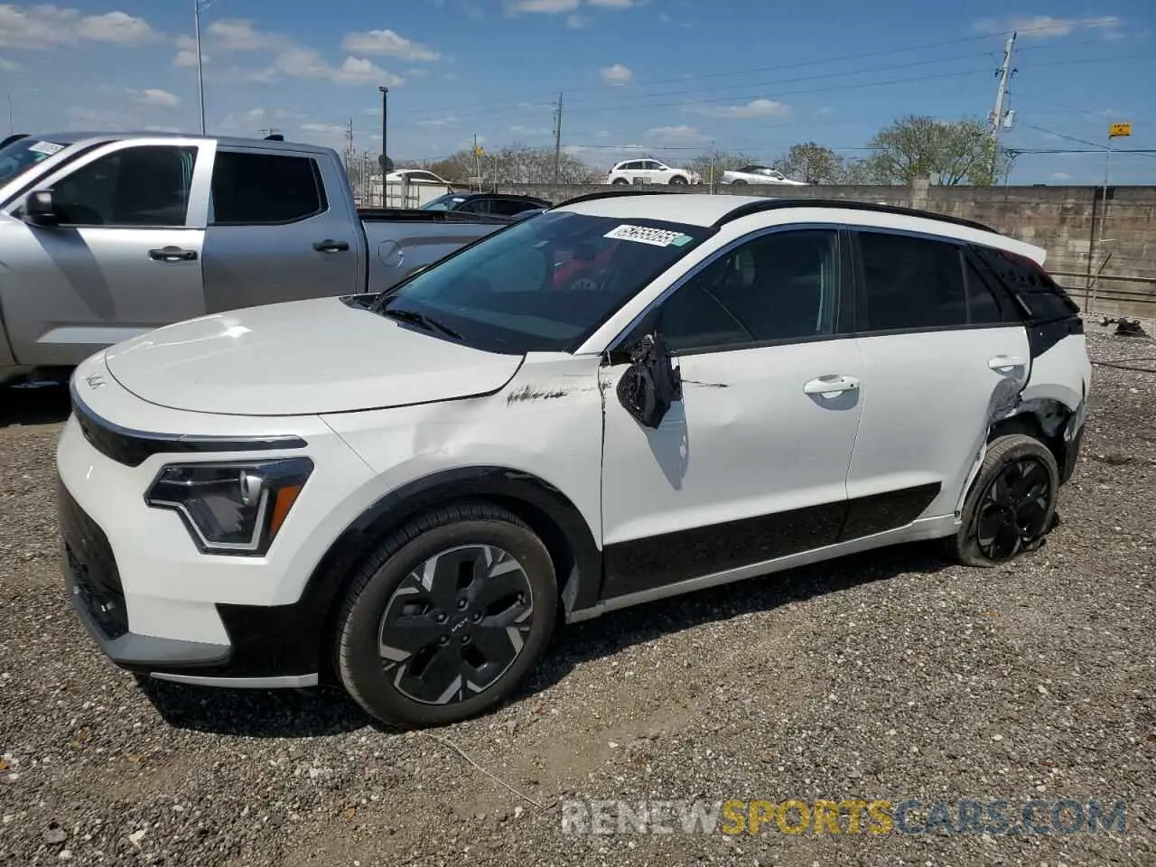 1 Photograph of a damaged car KNDCR3L14R5098698 KIA NIRO WIND 2024