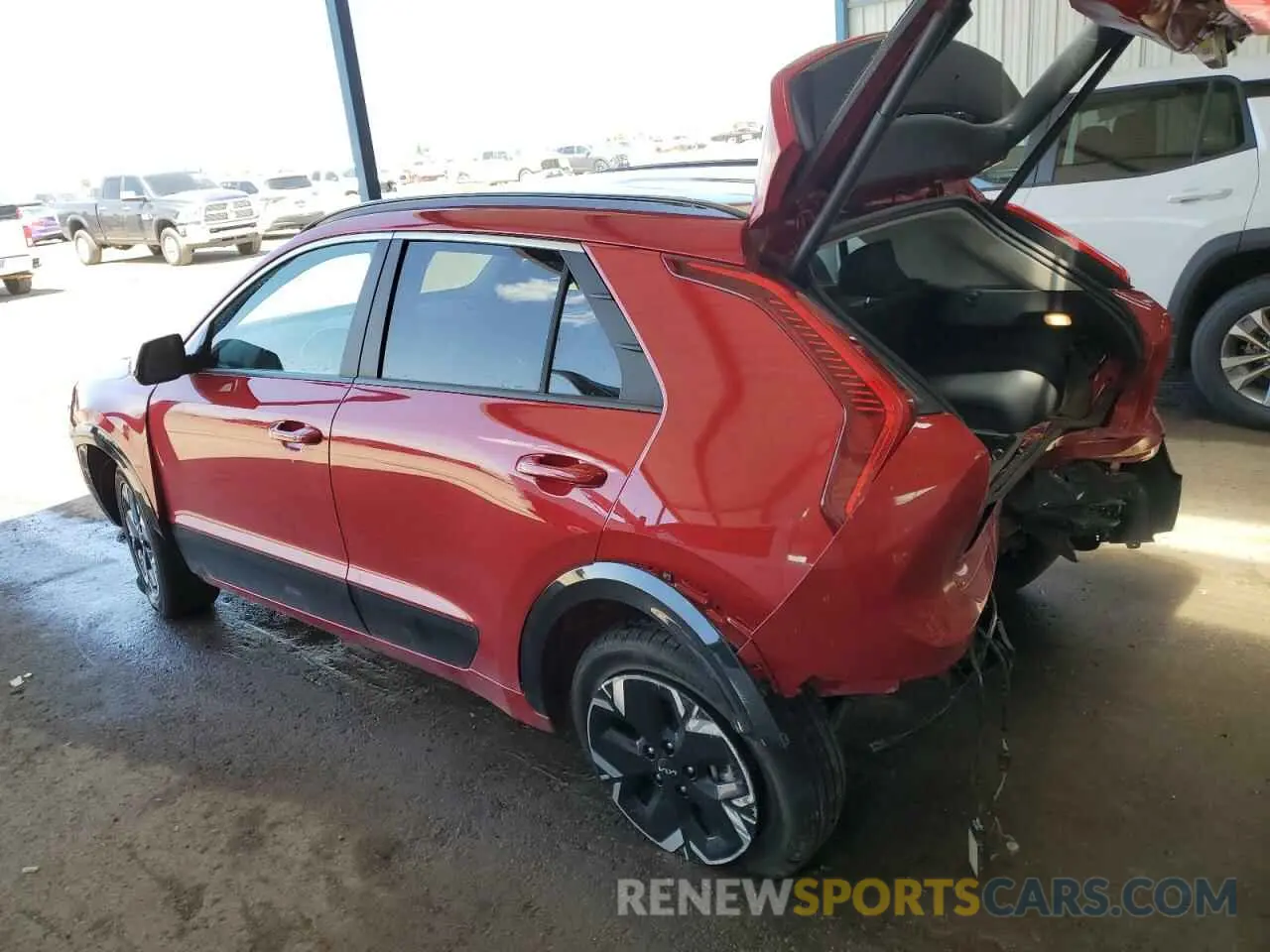 2 Photograph of a damaged car KNDCR3L14R5108405 KIA NIRO WIND 2024